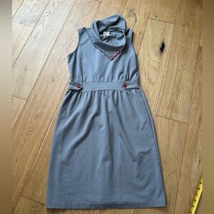 NWOT: Vintage inspired Matilda Jane soft grey dress size with slouch neck SZ M